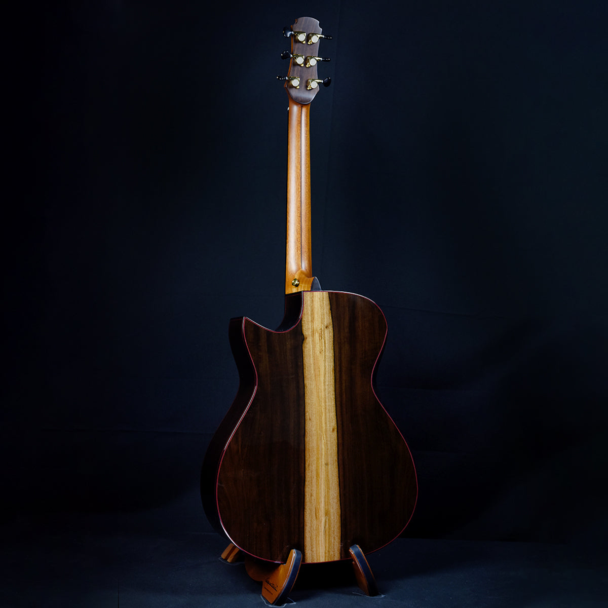 Blue Label | Deep OM Sinker Redwood African Blackwood #231 | SOLD