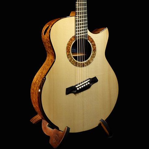 Blue Label | SJ Adirondack Quilted Sapele Fan Fret | #40