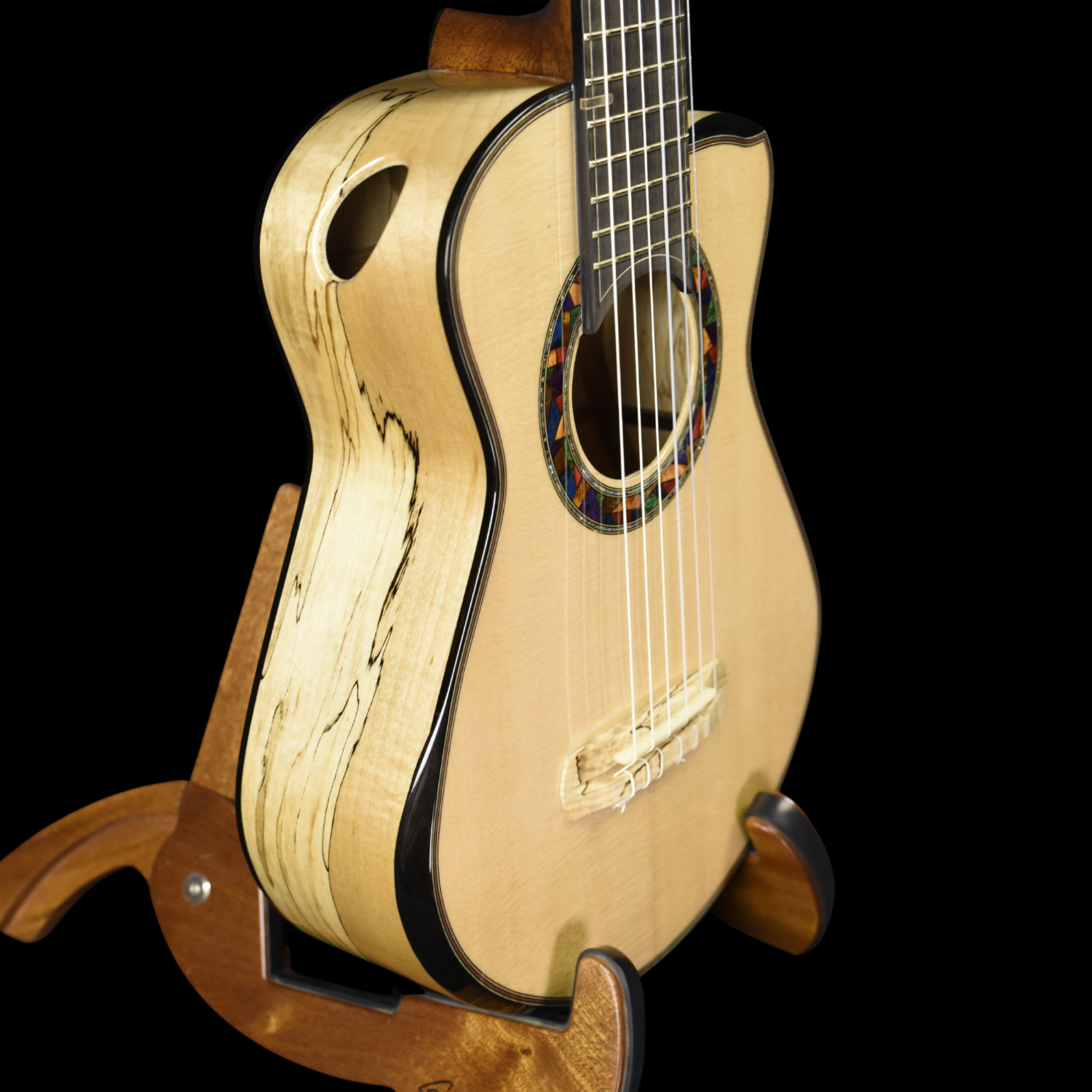 Green Label | Guitarlele Sitka Spruce Flamed Maple