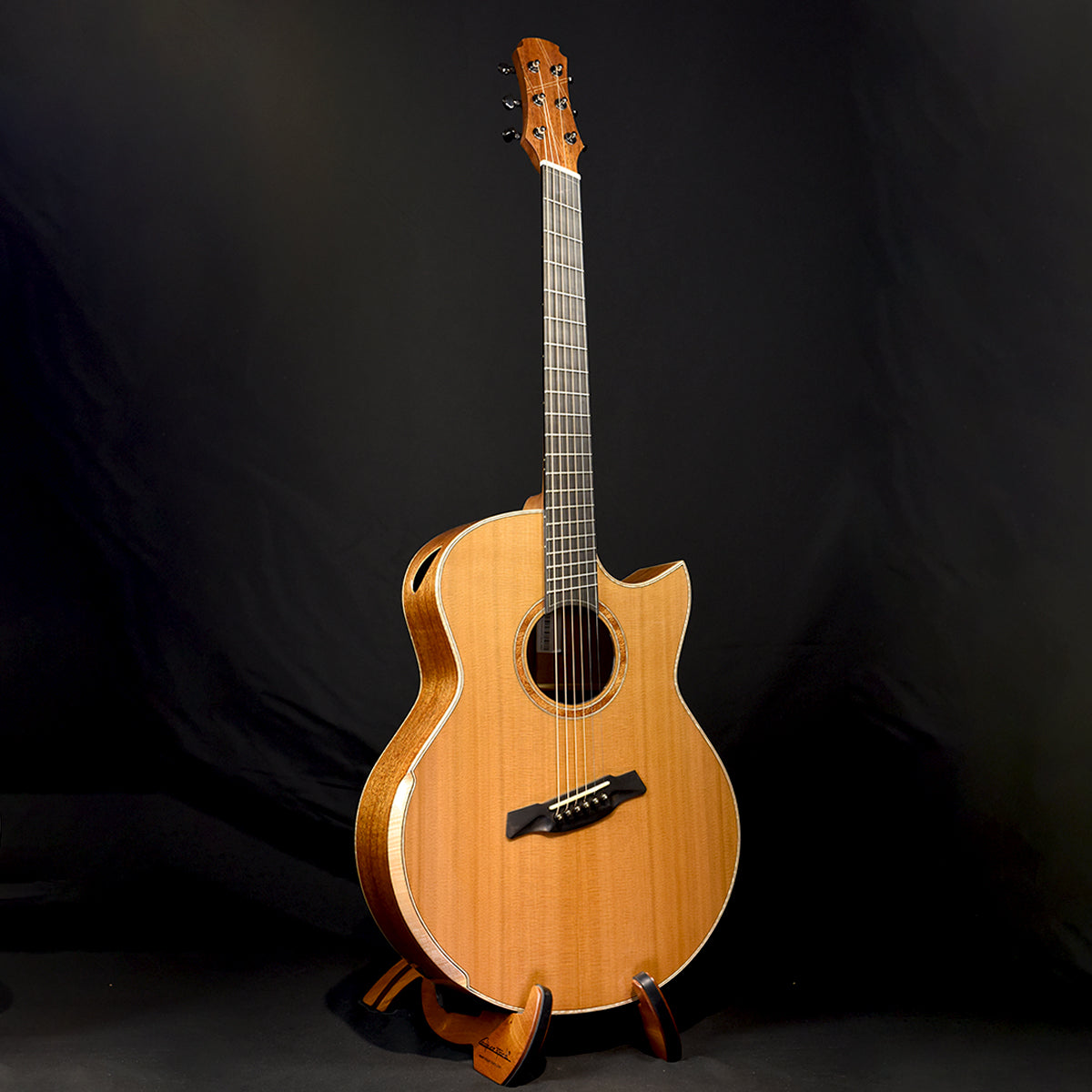 Black Label | SJ Red Cedar African Mahogany Fan Fret