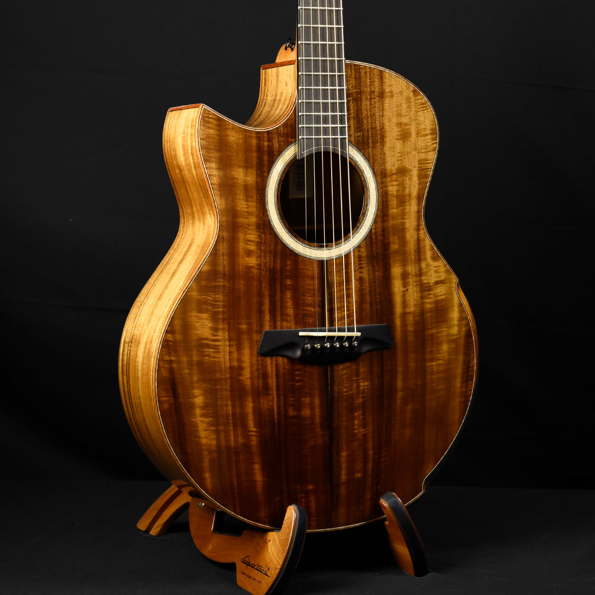 SJ Full Koa Fanned Fret