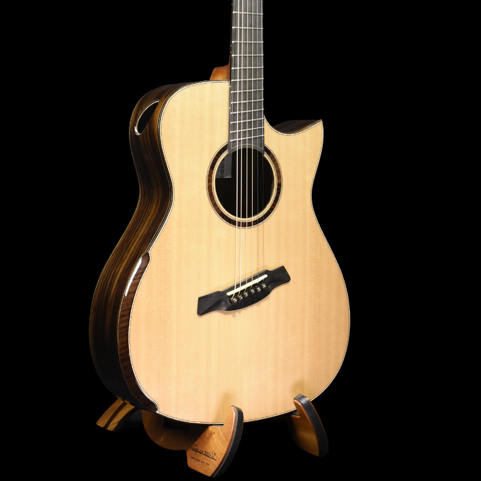 Black Label | Deep OM Torrefied Sitka Indian Rosewood Fan Fret