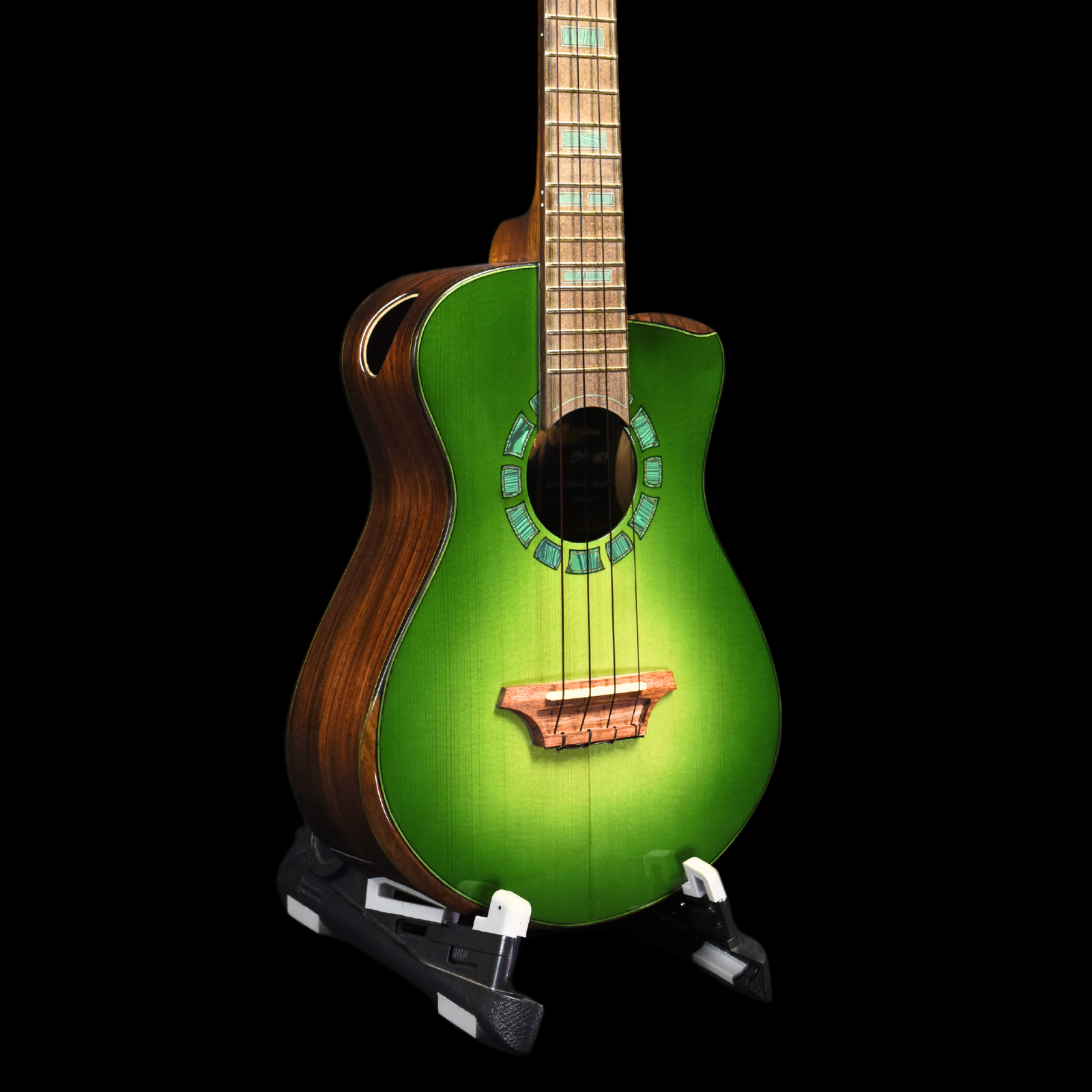 Green Label | Tenor German Spruce Indian Rosewood | Green Burst